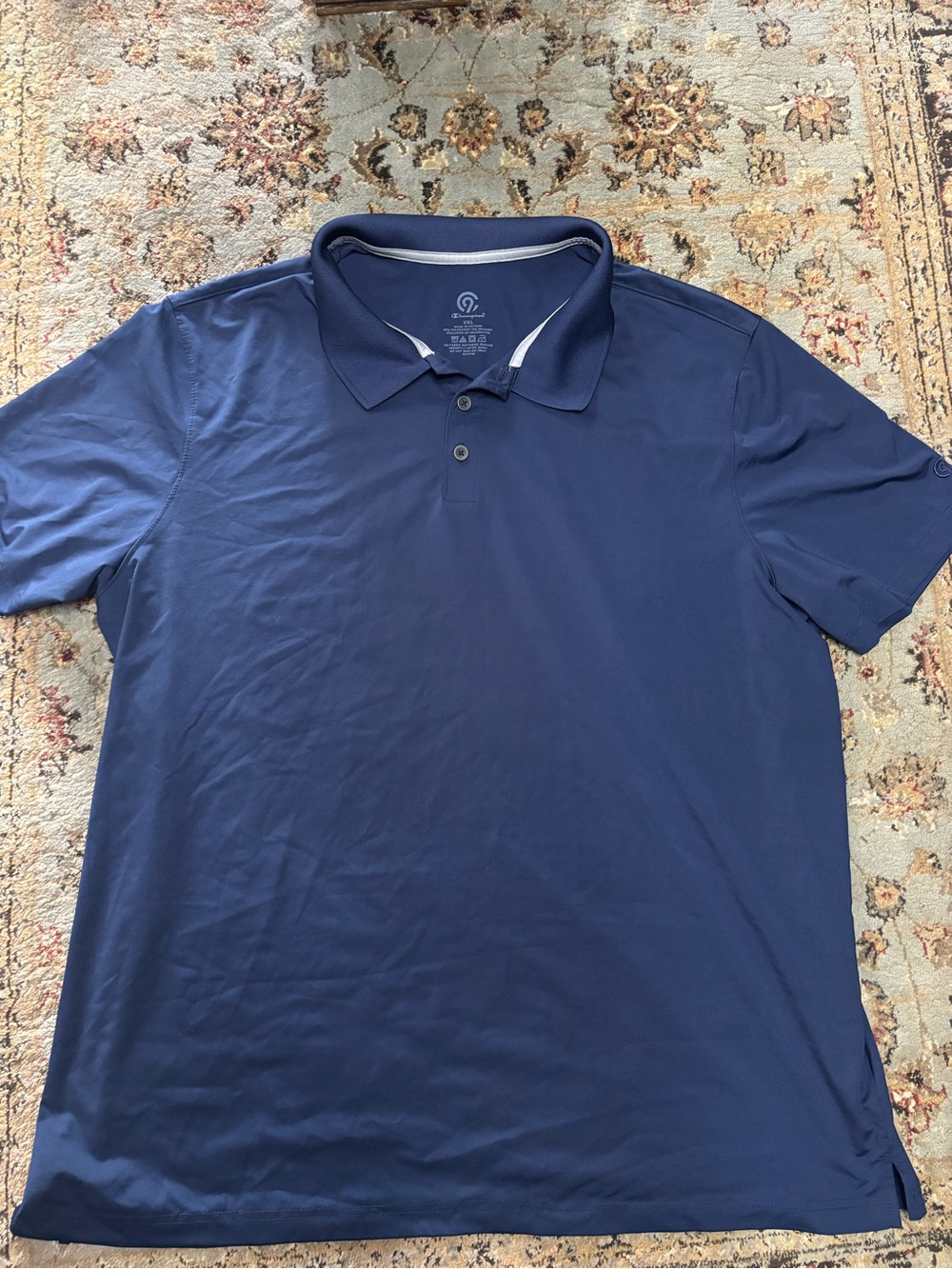 Men's Navy Performance Golf Polo Shirt
